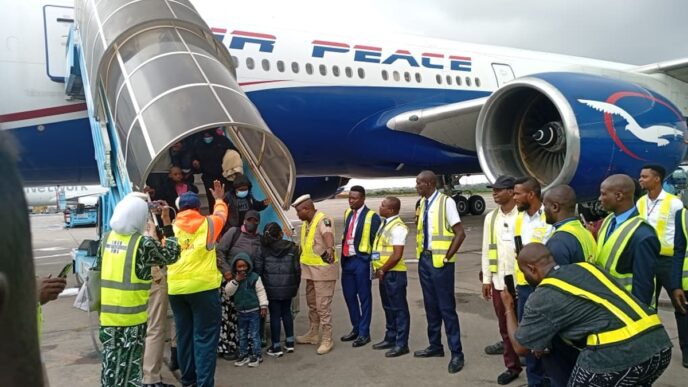 IN PICTURES: Evacuated Nigerians Return From South Africa