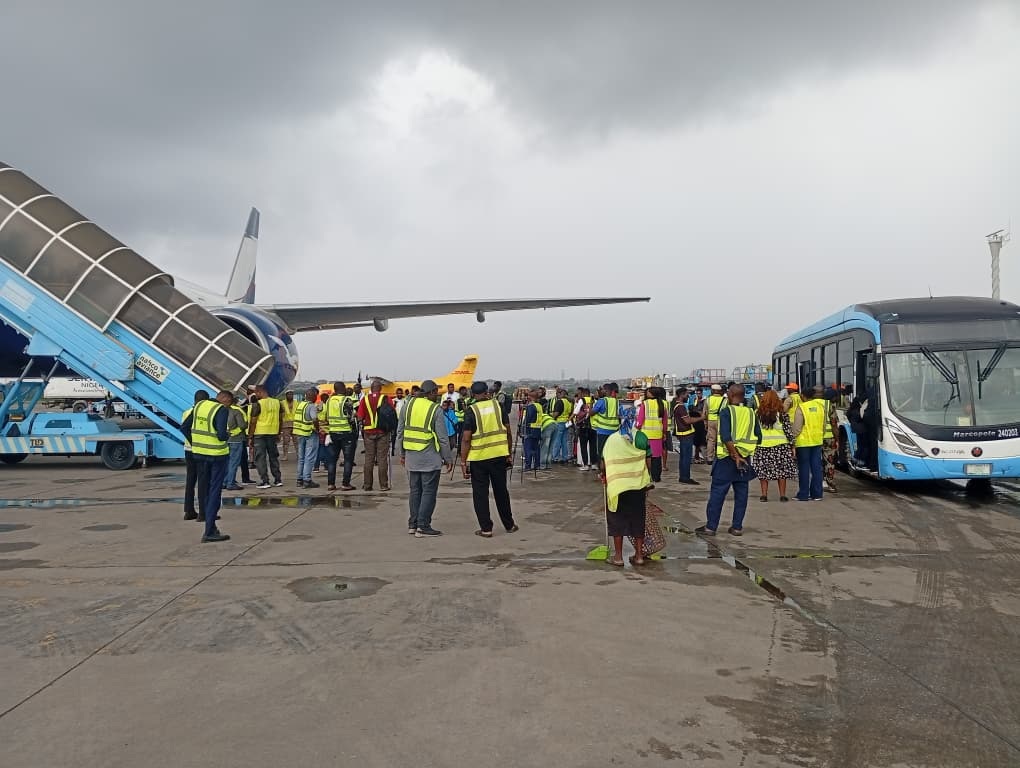 IN PICTURES: Evacuated Nigerians Return From South Africa