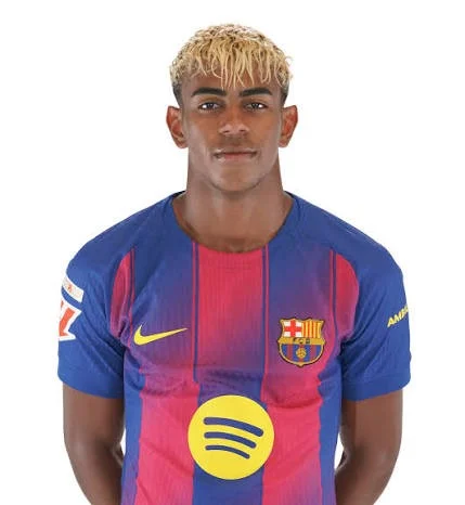 Barcelona winger Lamine Yamal. Spain France World