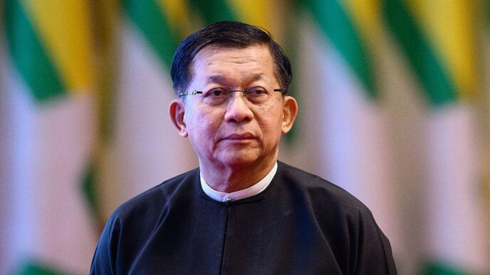 Myanmar's military chief Min Aung Hlaing