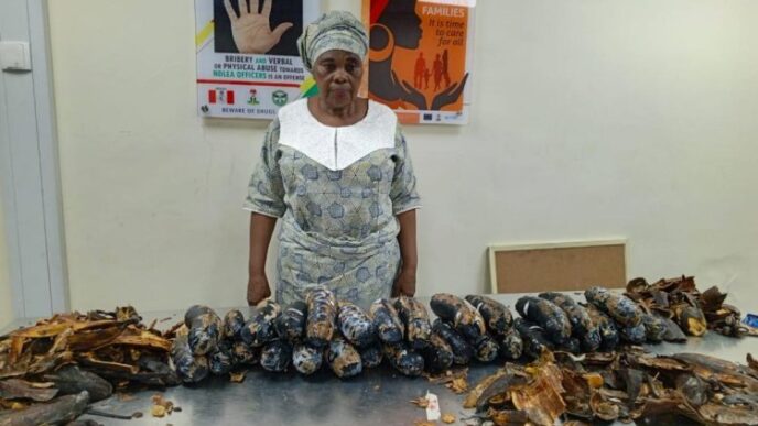 NDLEA Arrests Elderly Woman Over Cocaine Smuggling