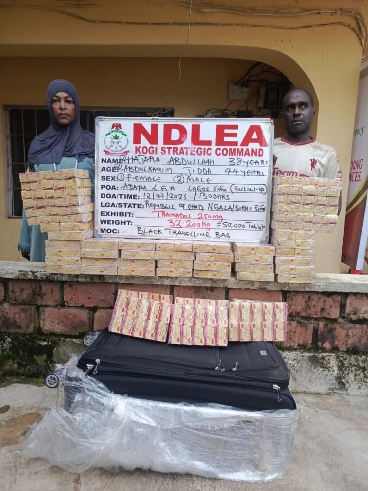 NDLEA Intercepts Tramadol Haul From Togo (News Central TV)