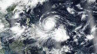 Typhoon Bavi.