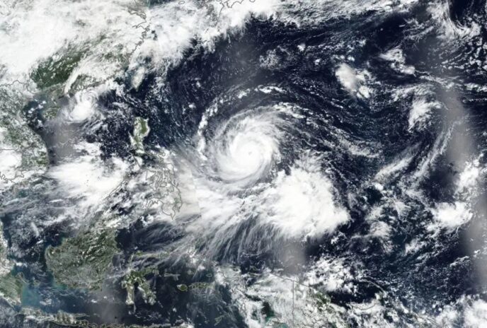 Typhoon Bavi.