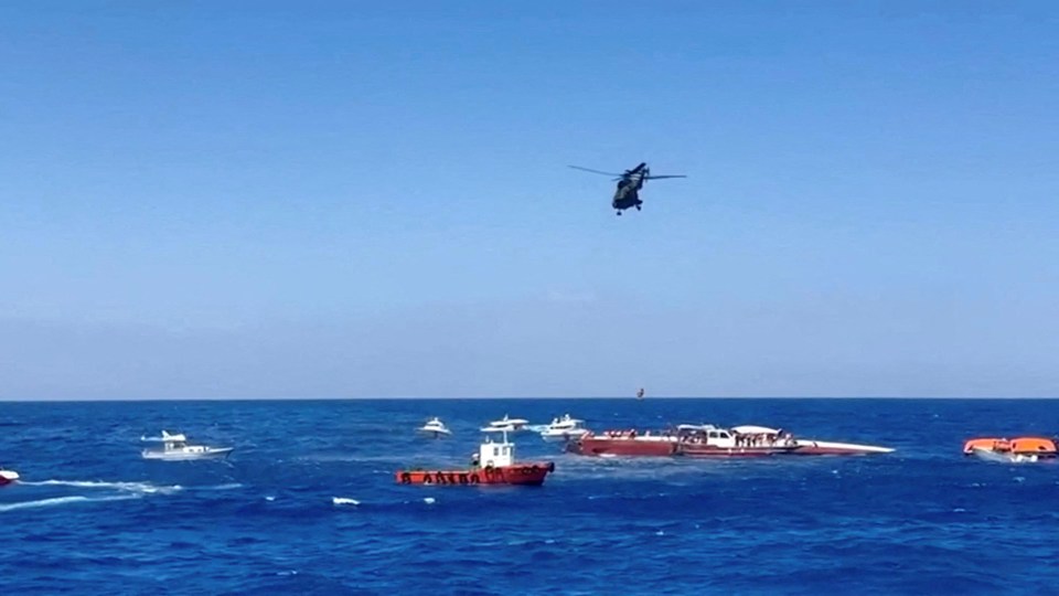Ferry sinks off Cyprus, leaving at least eight dead (News Central TV)