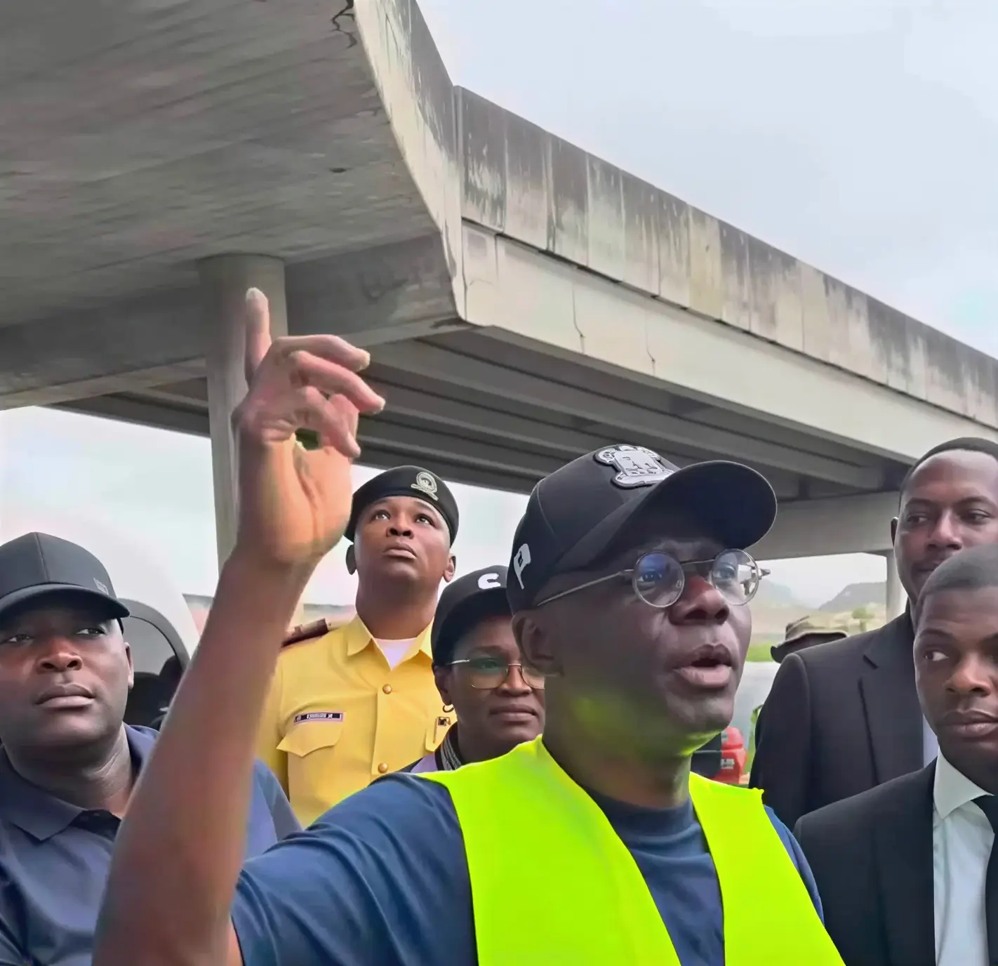 Sanwo-Olu Inspects Vandalised Festac-Alakija Bridge