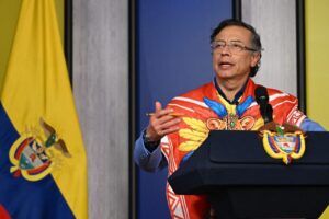 Colombia’s outgoing left-wing President Gustavo Petro