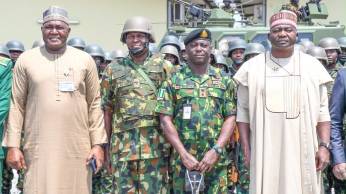 Defence Minister Commends Nigerian Troops in Benin (News Central TV)