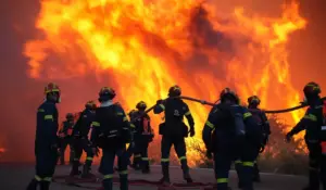 Helicopter crew killed in Greece fires (News Central TV)