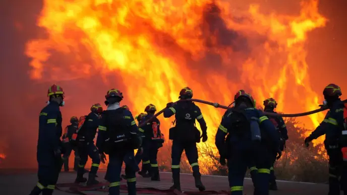 Helicopter crew killed in Greece fires (News Central TV)