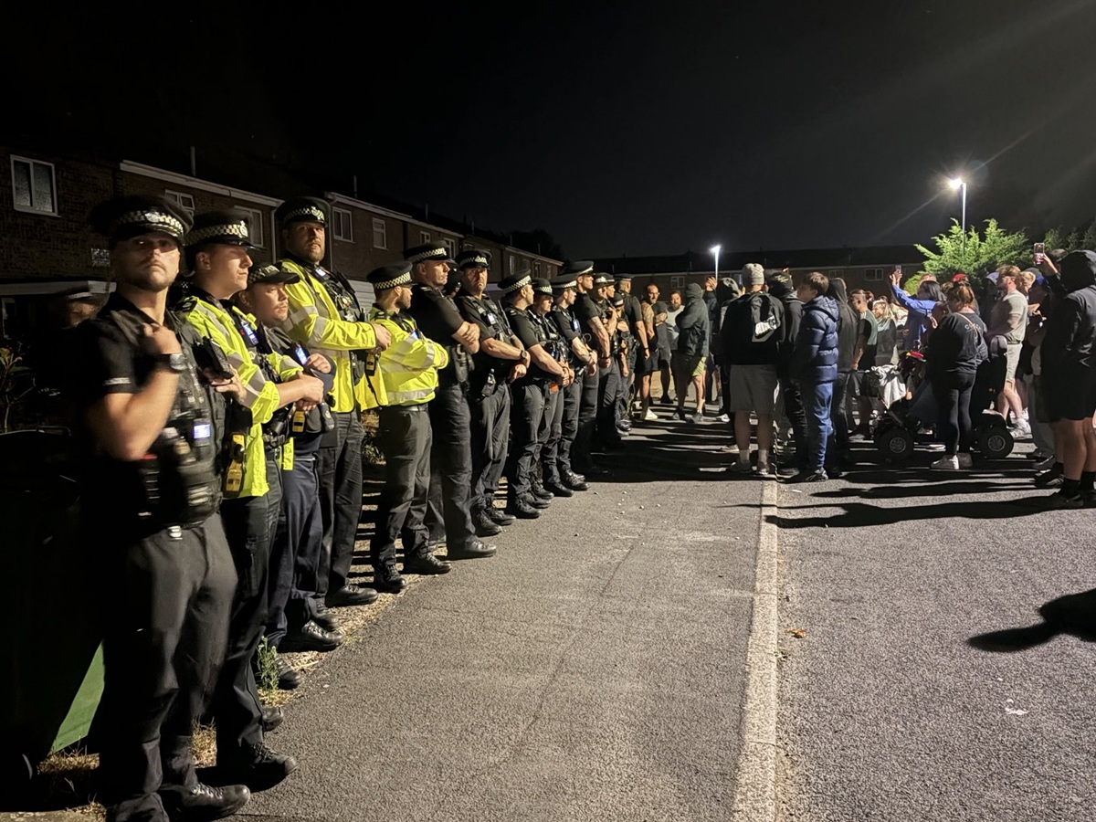 Five Arrested over Anti-Migrant Protests in England.