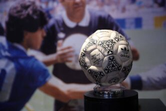 Maradona's "Hand of God" ball hits US auction (News Central TV)