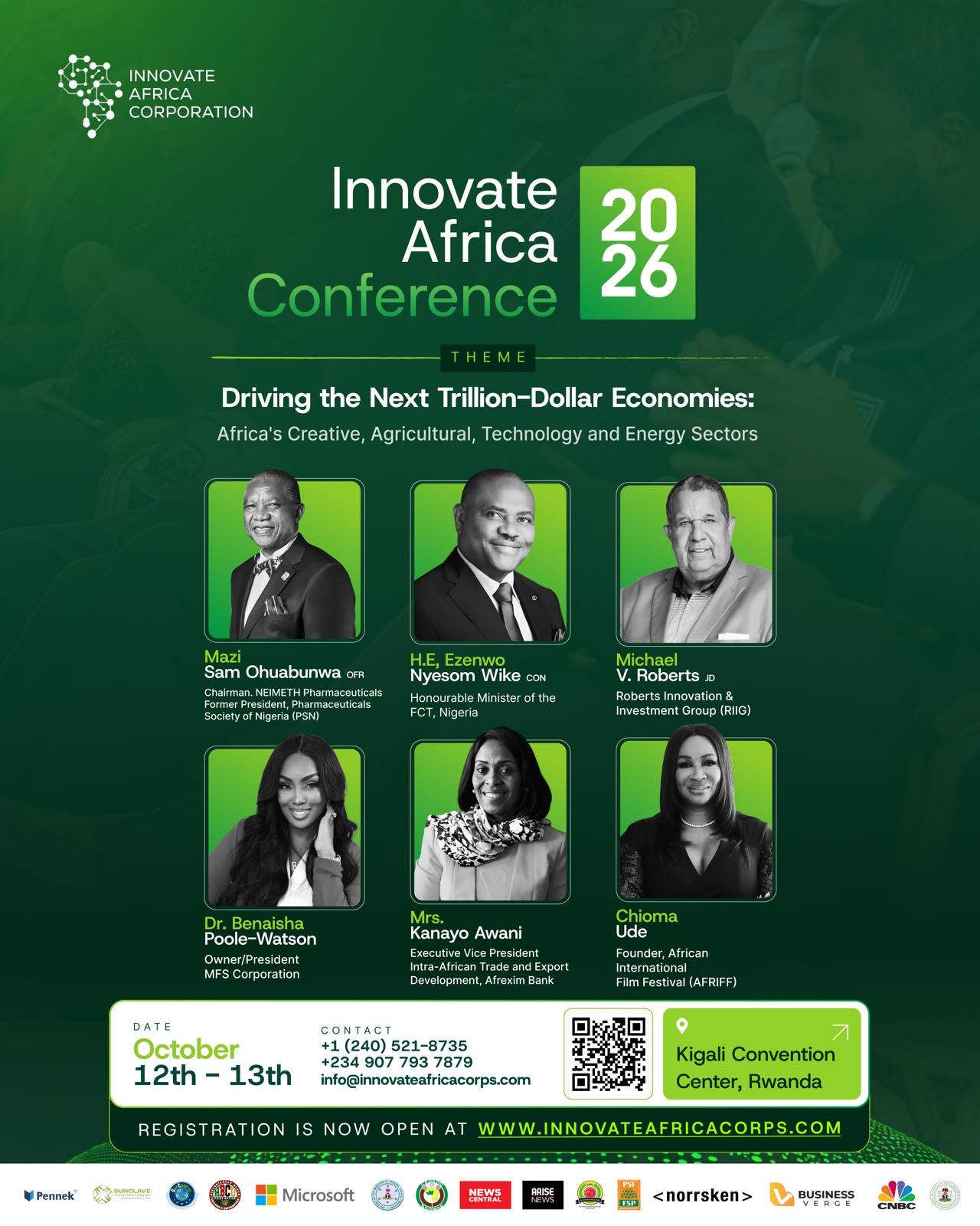 Kigali to Host Innovate Africa Conference 2026