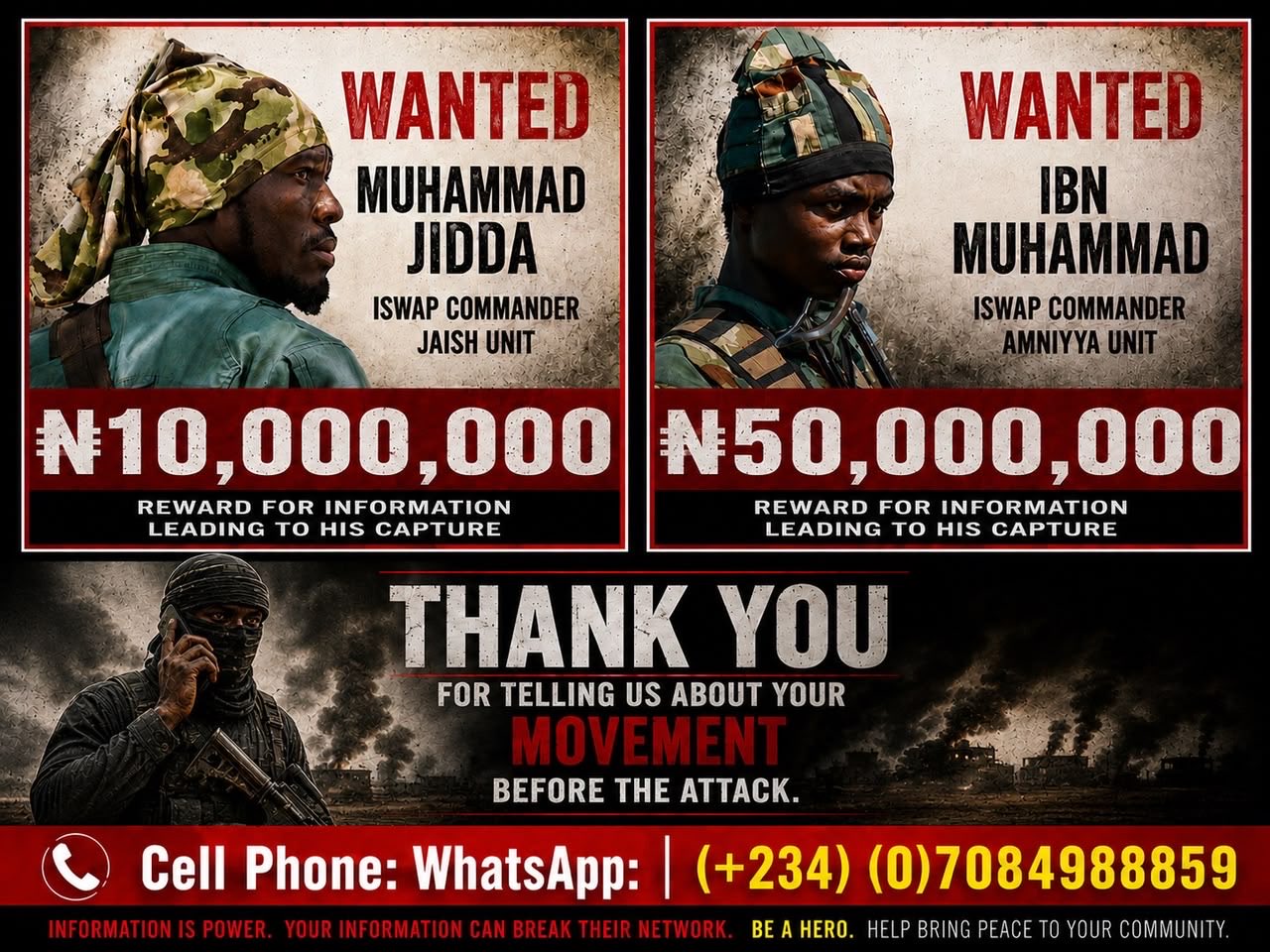 Military Places Bounty on ISWAP Leaders (News Central TV)