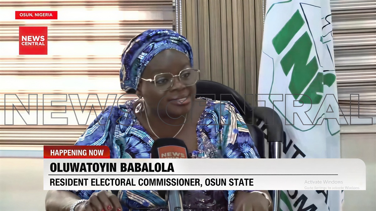 Osun State Resident Electoral Commissioner, Oluwatoyin Babalola,
