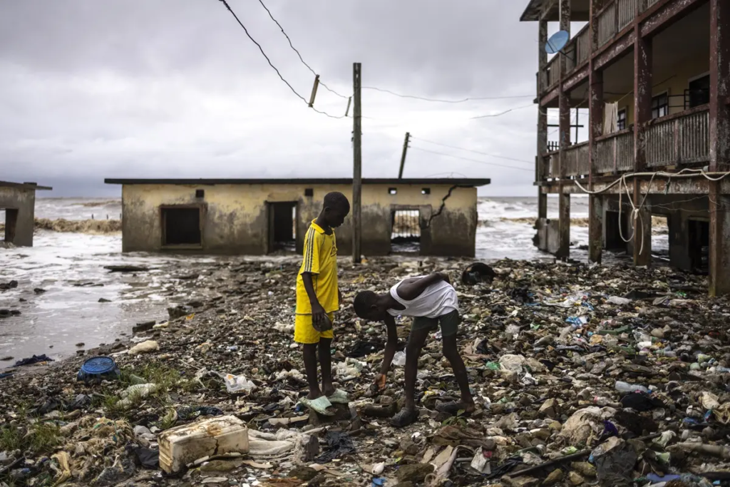 Atlantic Ocean Swallows Up Nigeria’s “Happy Place” (News Central TV)
