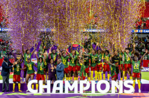 Cameroon celebrates first WAFCON trophy (News Central TV)