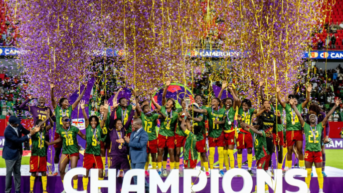 Cameroon celebrates first WAFCON trophy (News Central TV)