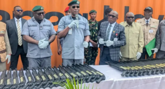 Customs Hands Over 399 Seized Rifles to NSA (NewsCentral TV)1