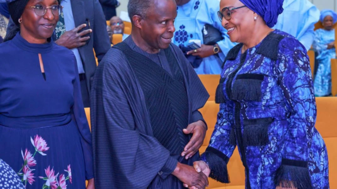 Dignitaries Attend Burial Service for Kemi Adeosun’s Husband (NewsCentral TV) 1