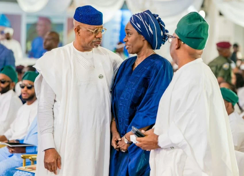 Dignitaries Attend Burial Service for Kemi Adeosun’s Husband (NewsCentral TV)