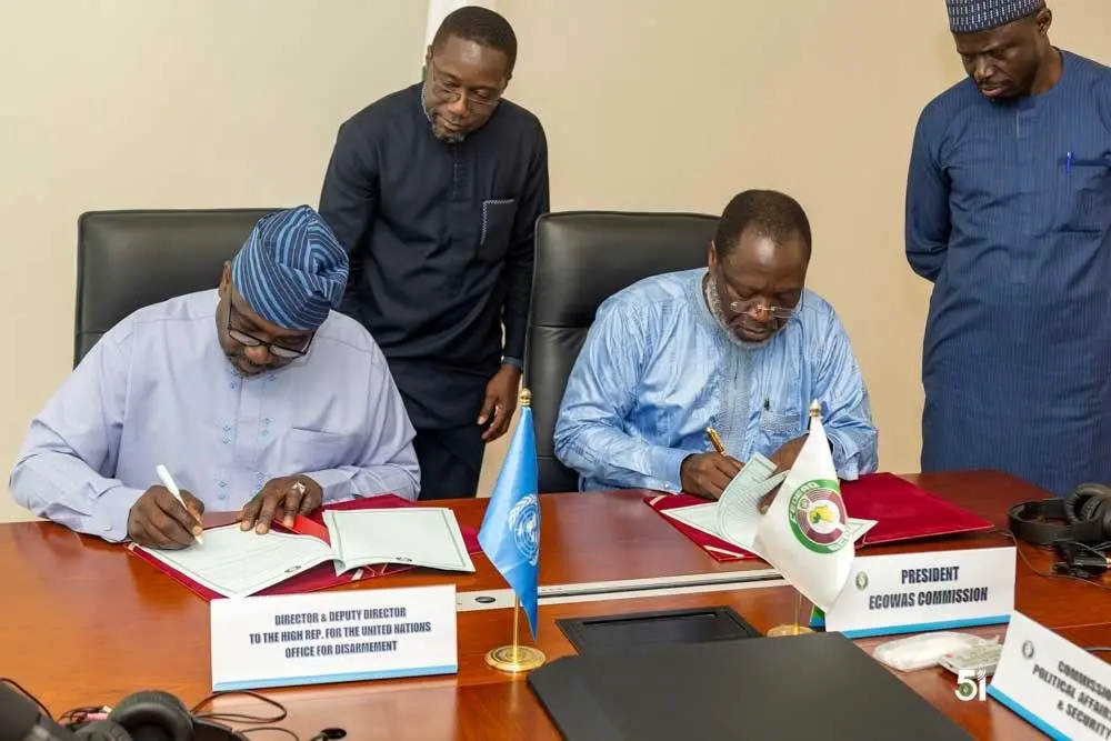 ECOWAS, UN Sign Regional Arms Deal (News Central TV)