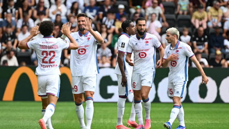 Giroud Scores as Lille Give Ancelotti Winning Start