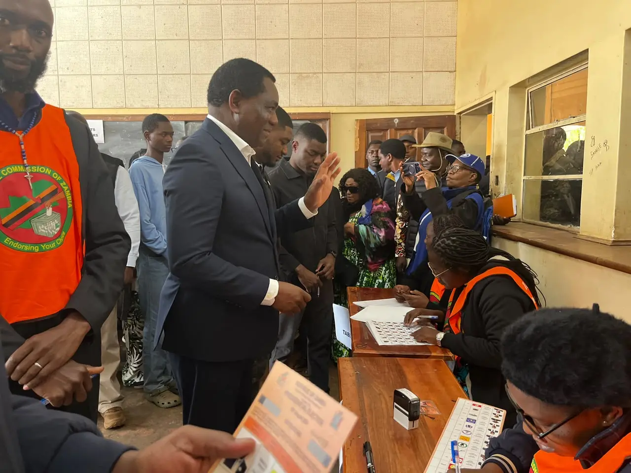Hichilema Casts Vote In Zambia Poll (News Central TV)