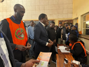 Hichilema Casts Vote In Zambia Poll (News Central TV)