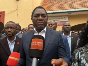 Hichilema Urges Zambians to Vote for ‘Progress’ (News Central TV)