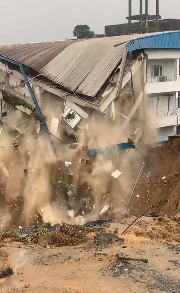 Hospital Collapses After Landslide in Calabar (NewsCentral TV)