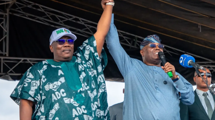 Atiku Arrives Osun for ADC Campaign Finale