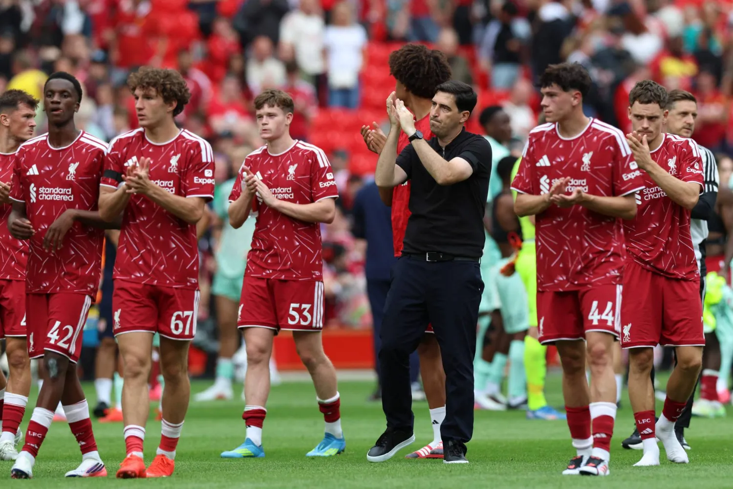 Iraola’s first Anfield match as Liverpool manager ends in Monaco defeat