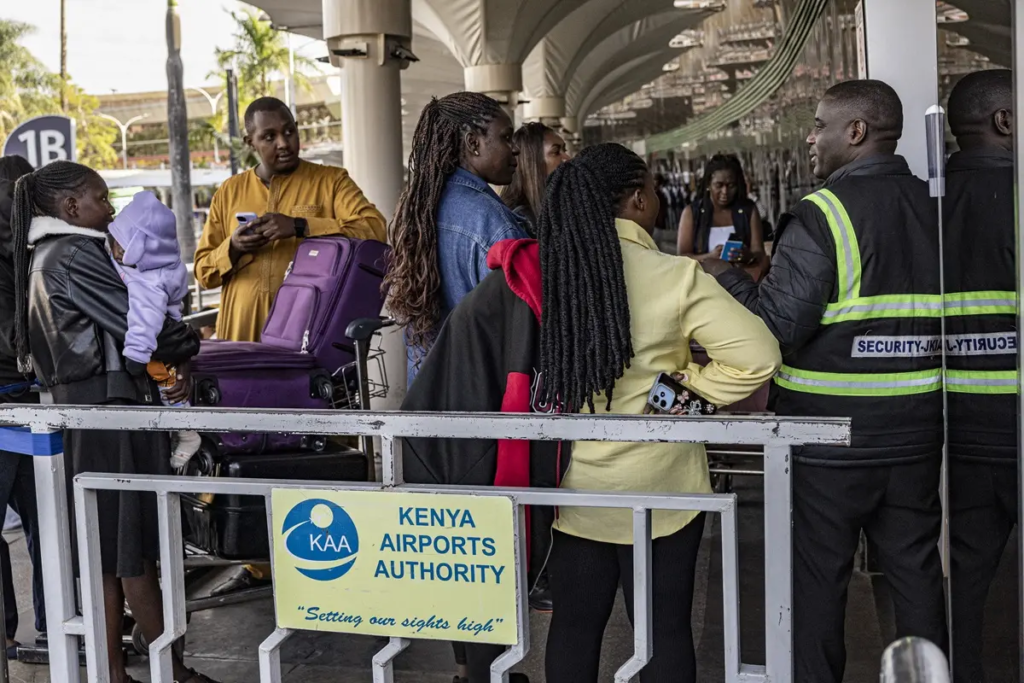 Kenya Airport Strike Grounds Flights, Delays Passengers (News Central TV0