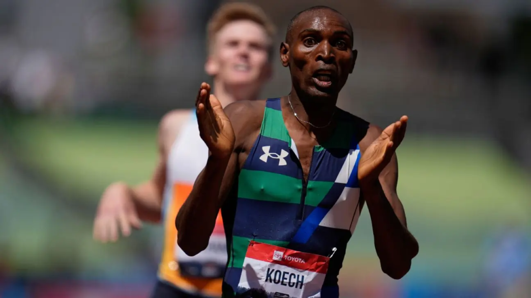 Koech was banned and stripped of the US 1,500m title (News Central TV)