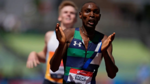 Koech was banned and stripped of the US 1,500m title (News Central TV)