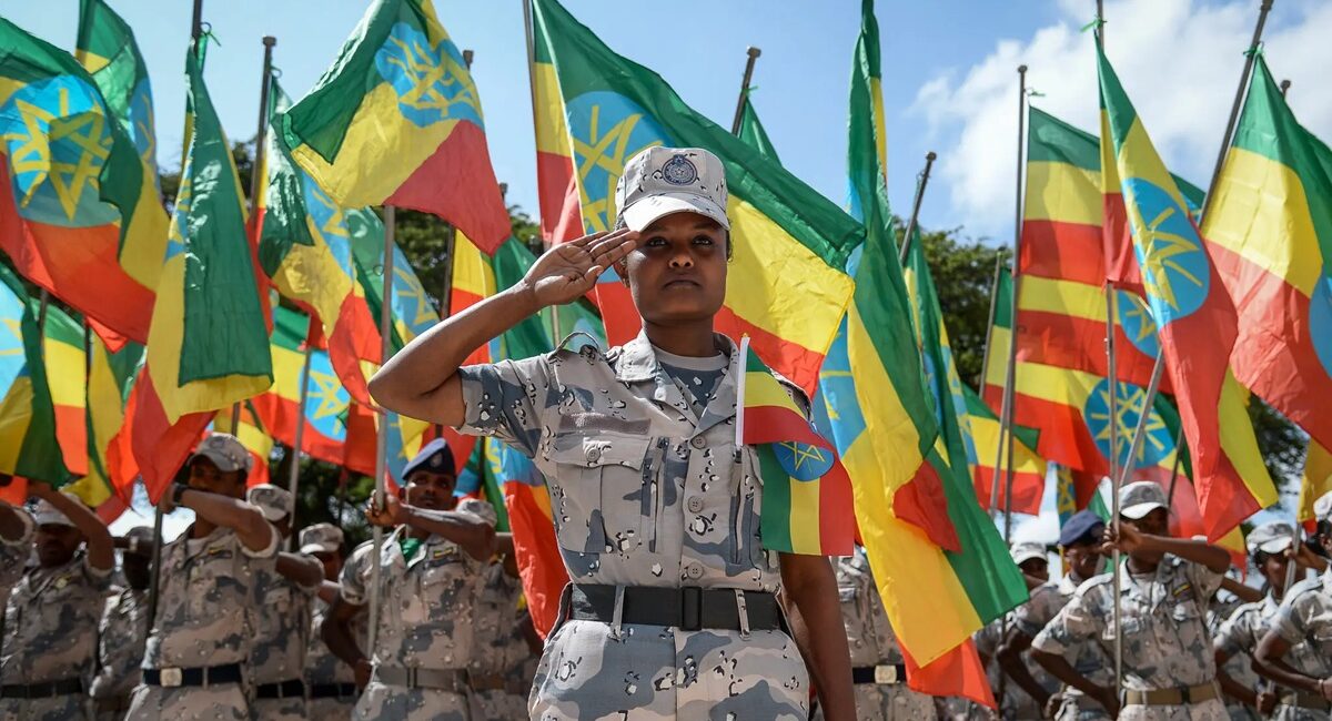 Ethiopian Troops.