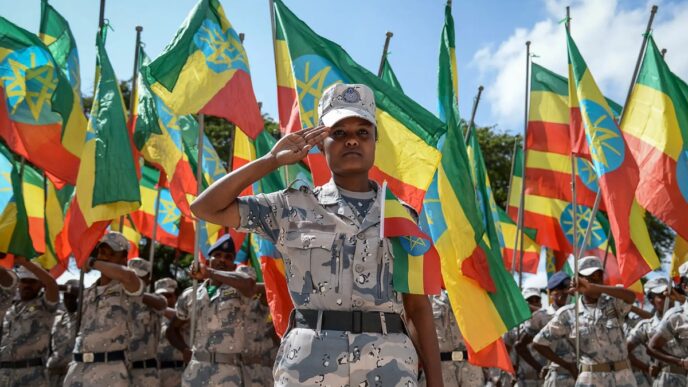 Ethiopian Troops.