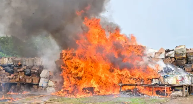 NDLEA Destroys ₦301Billion Illicit Drugs in Lagos (NewsCentral TV)3