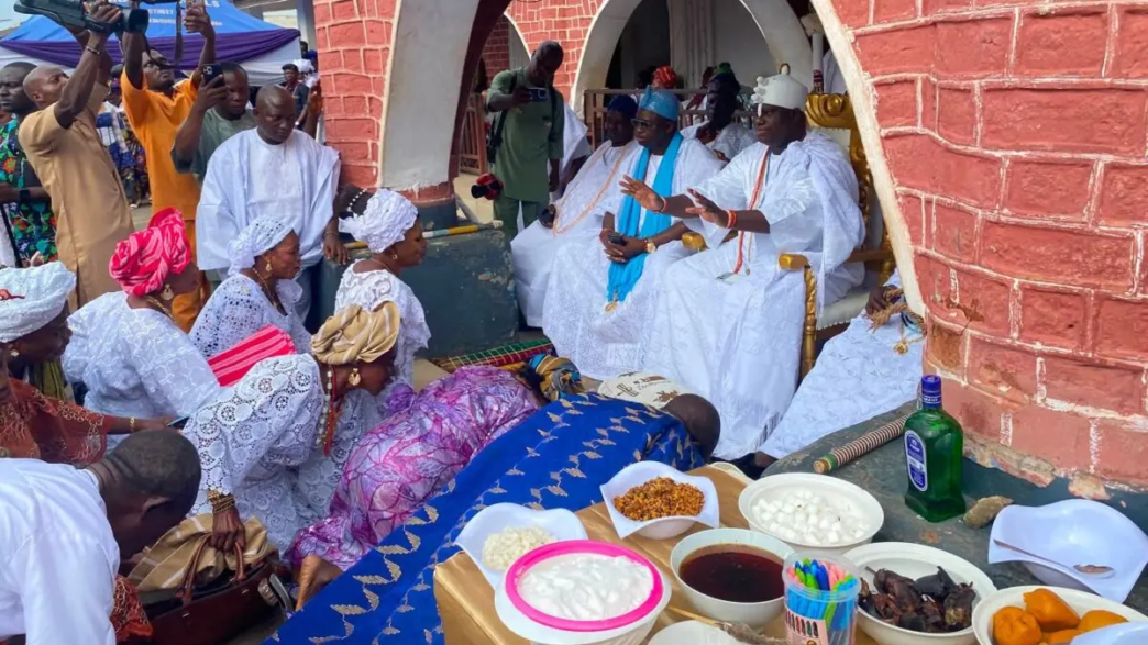 Ooni Names Newborn Daughter at Traditional Ceremony (NewsCentral TV)