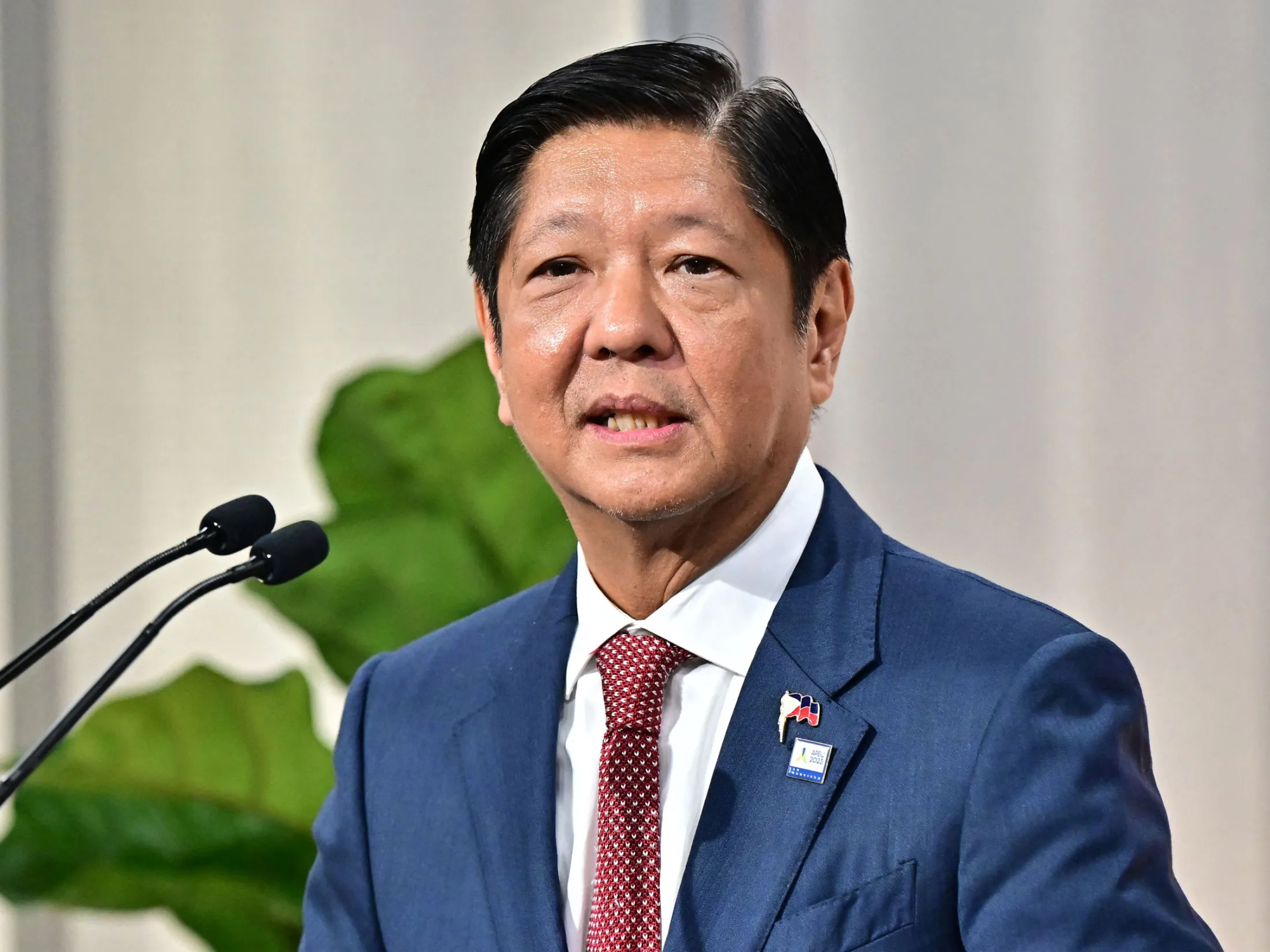 Philippine President Ferdinand Marcos