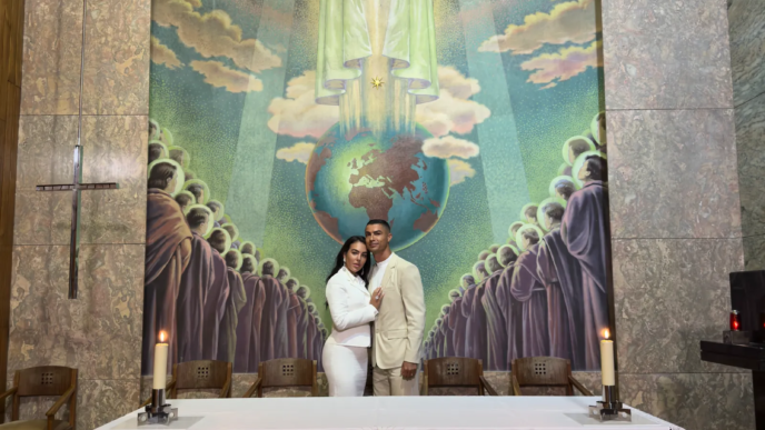 Ronaldo Shares Wedding Photos With Georgina (News Central TV)