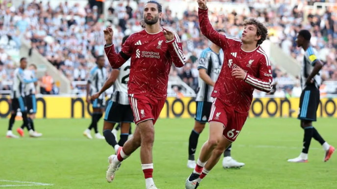 Szoboszlai rescue penalty denies Newcastle win (News Central TV)