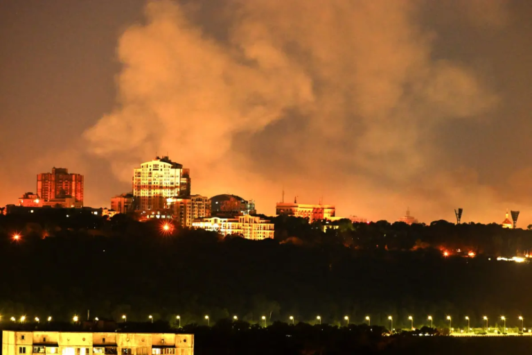 Russian Strikes Kill Six In Kyiv