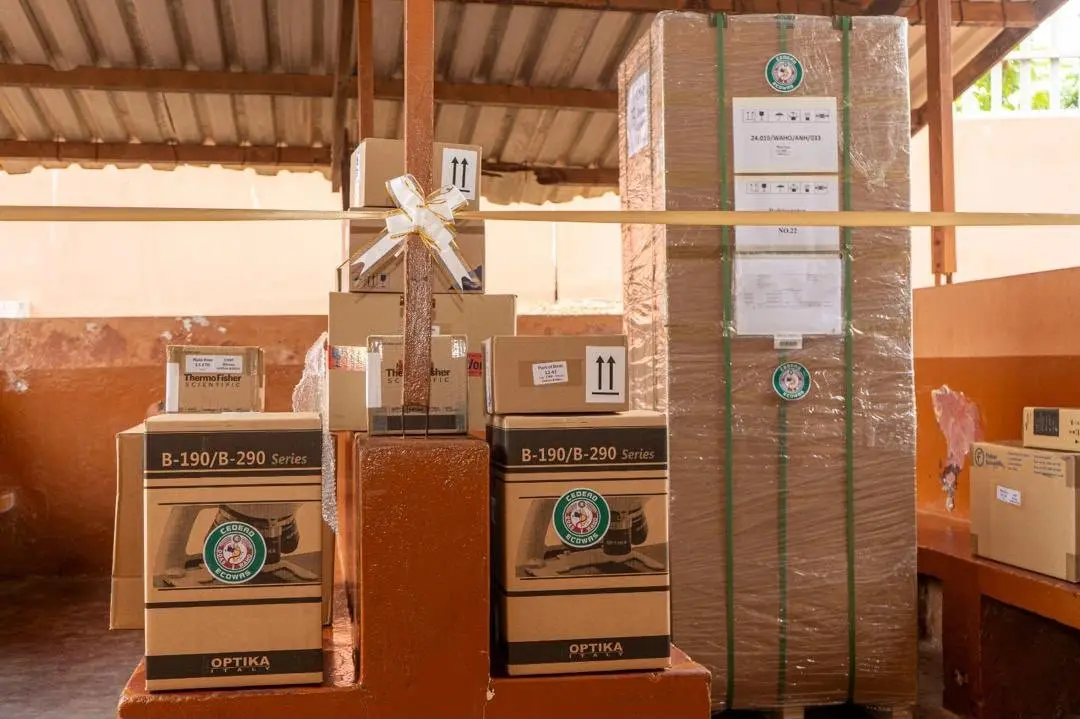 WAHO Delivers €1.5 Million Lab Equipment to Guinea-Bissau (News Central TV)
