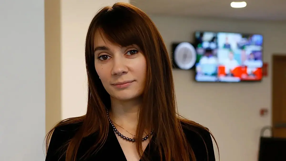 Russian commentator Xenia Fedorova,