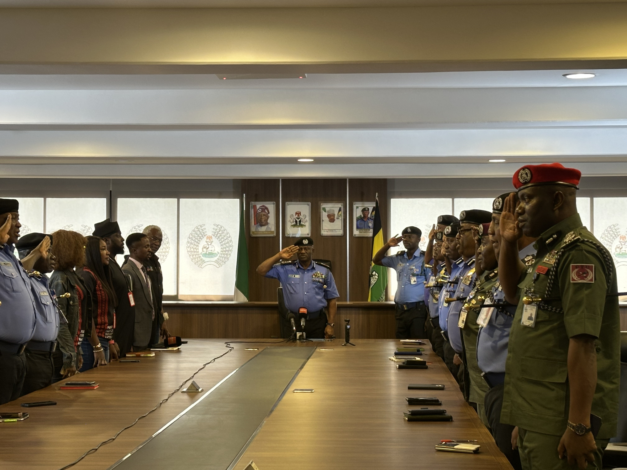 IGP Presents Plaque To Kayode Akintemi(News Central TV)