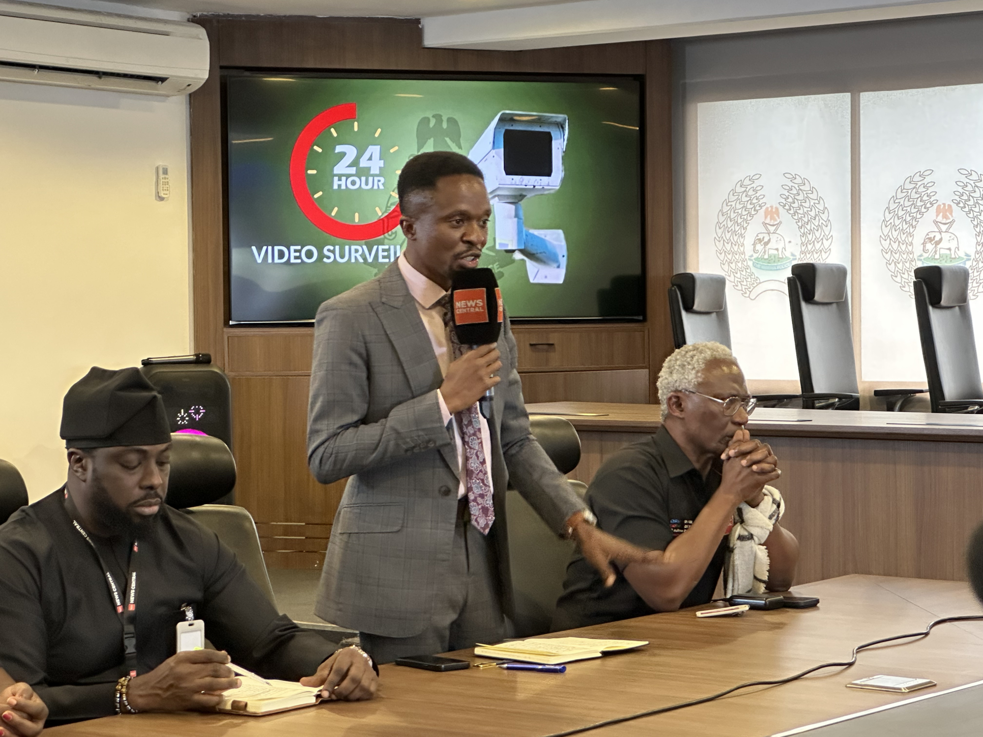 IGP Presents Plaque To Kayode Akintemi(News Central TV)