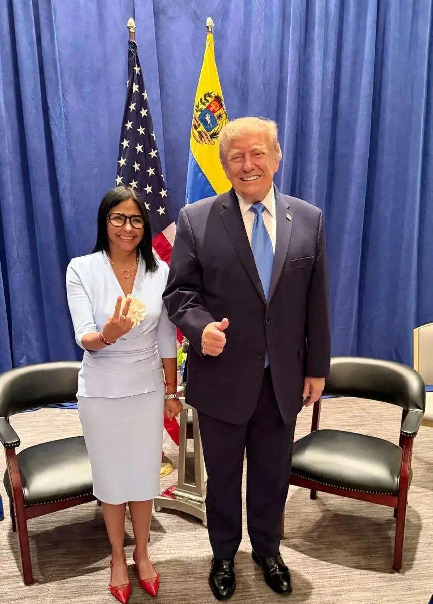 Trump Meets Venezuela’s Interim Leader.