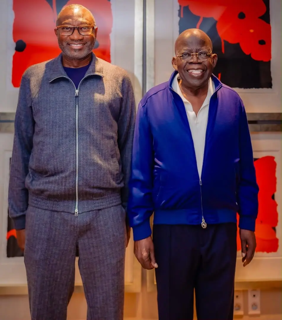 Femi Otedola and President Bola Tinubu